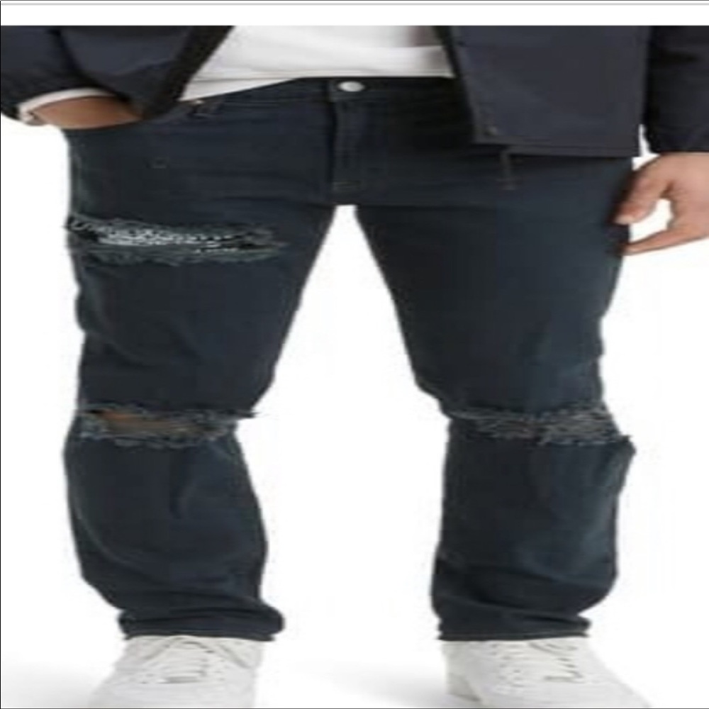 Levi's premium 511 jeans 40x30 distressed nwt - Picture 1 of 10